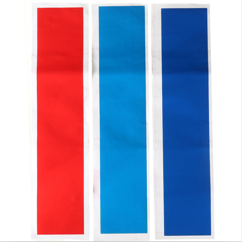 3PCS Kidney Grille Sticker Sport Stripe 3 Colors Glue Stickers Kids Cartoon Posters For BMW M3 M5 M6 E46 Car Stickers For BMW