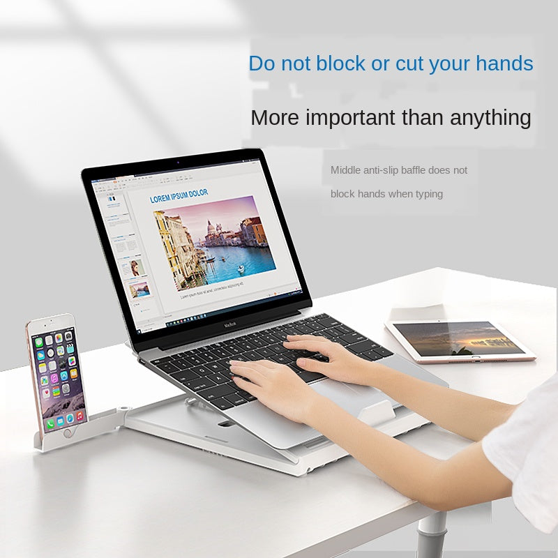 Laptop Stand 9 Angles Adjustable Desktop Standing Smartphone/Notebook Riser Holder