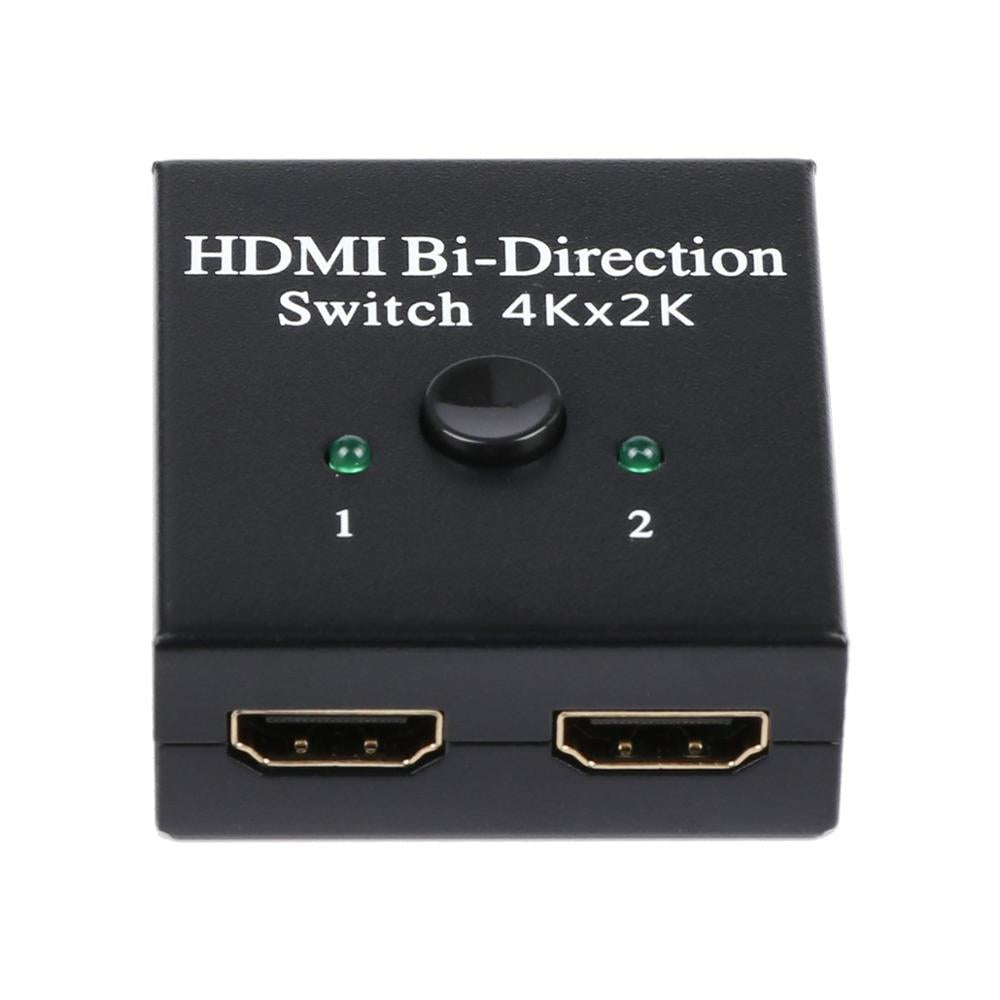 4Kx2K Switcher UHD 2 Ports Bi-ional Manual 2x1 1x2 HDMI AB Switch HDCP Supports 4K FHD Ultra 1080P for Projector
