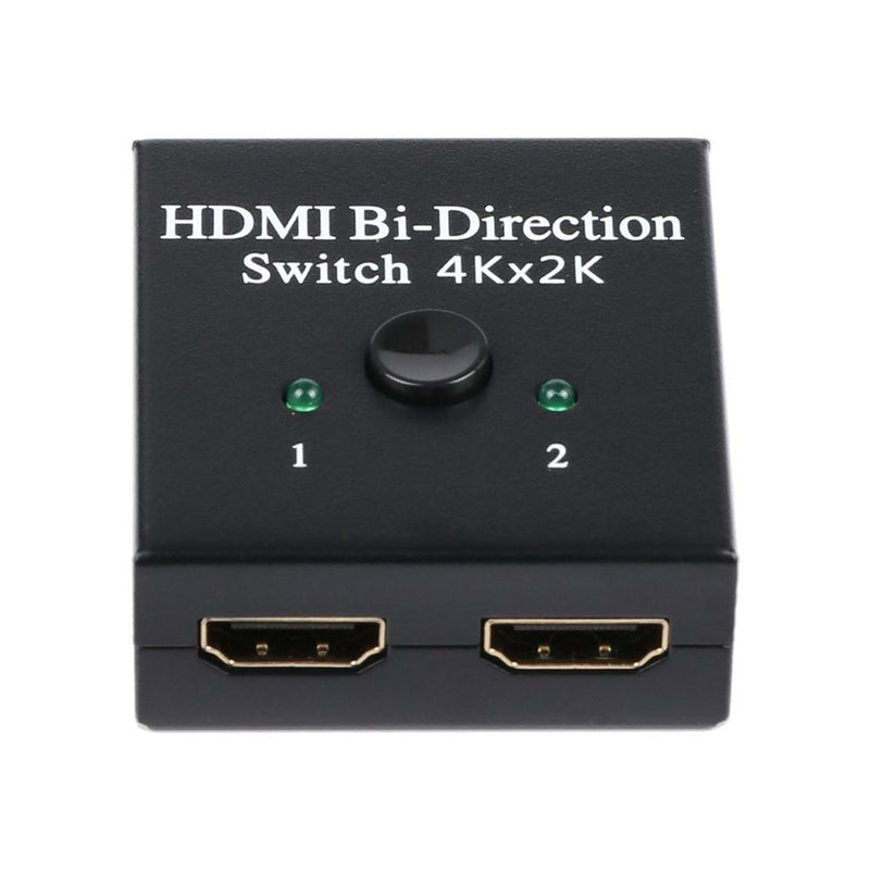 4Kx2K Switcher UHD 2 Ports Bi-ional Manual 2x1 1x2 HDMI AB Switch HDCP Supports 4K FHD Ultra 1080P for Projector