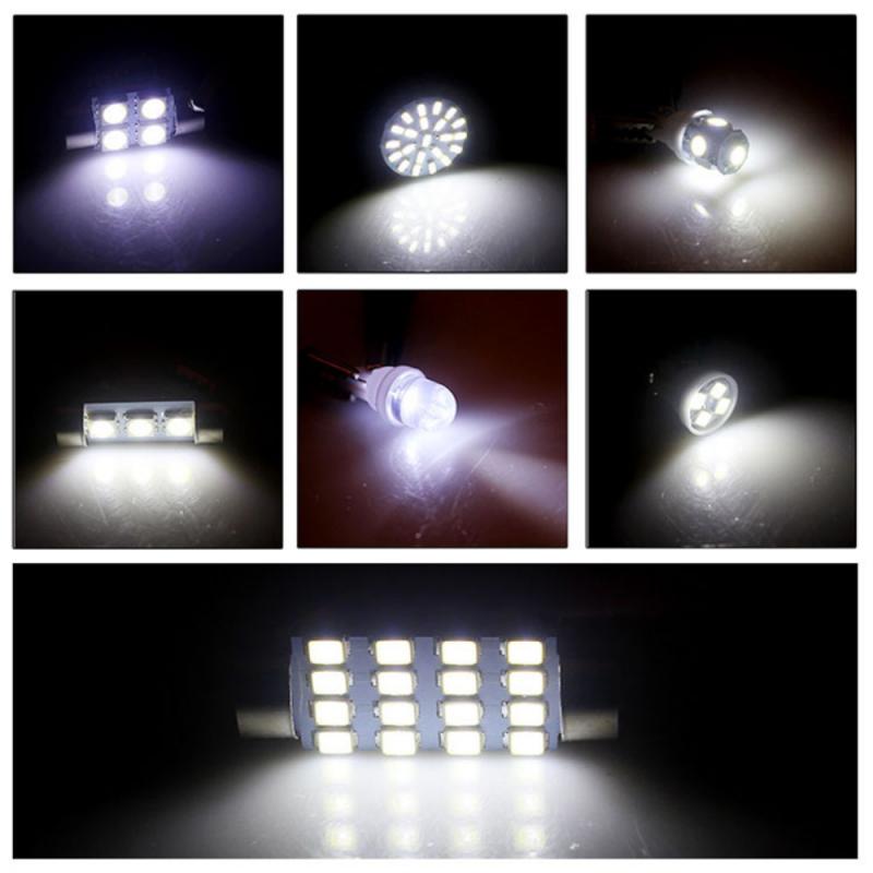 LED Car Tail Bulb Brake Lights Reverse Lamp Daytime Running Signal Light 1156 BA15S P21W 1157 P21/5W BAY15D BAU15S PY21W