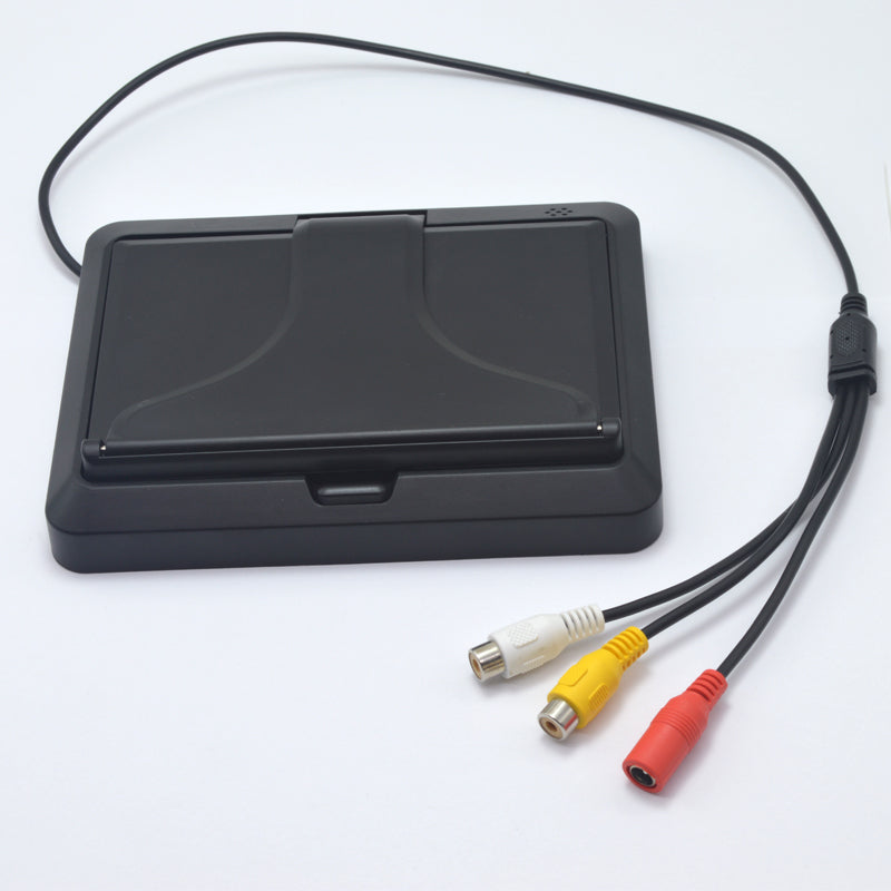 Folding Car Display Device Visible Reversing Image High Definition Display Surveillance Camera Video Equipment Display