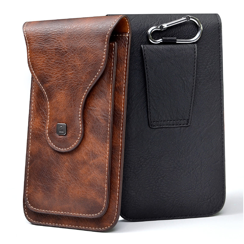 Belt Clip Holster Case for Phone Mobile Phone Bag 2 Pouchs for Samsung Note 20 10Plus S20 10 9 8 for iPhone 12 11 Pro Max XS Max