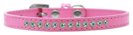 Ab-Crystal-Size-12-Bright-Pink-Puppy-Collar-GreatEagleInc-319641976