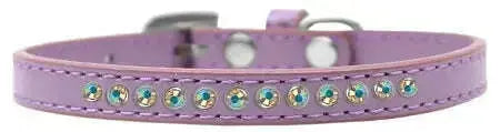 Ab-Crystal-Size-12-Lavender-Puppy-Collar-GreatEagleInc-318576326