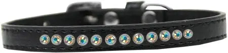 Ab Crystal Size 14 Black Puppy Collar Default Title