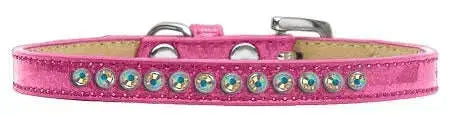 Ab-Crystal-Size-14-Pink-Puppy-Ice-Cream-Collar-GreatEagleInc-319626289