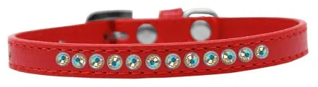 Ab Crystal Size 16 Red Puppy Collar Default Title