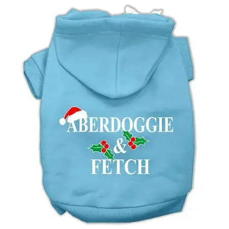 Aberdoggie-Christmas-Screen-Print-Pet-Hoodies-Baby-Blue-Size-L-GreatEagleInc-318710040