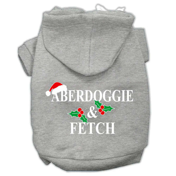Aberdoggie-Christmas-Screen-Print-Pet-Hoodies-Grey-Size-Xs-GreatEagleInc-333961312