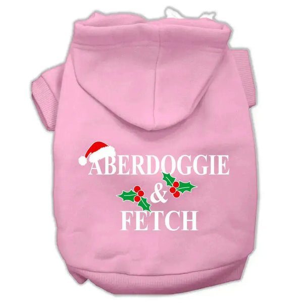Aberdoggie-Christmas-Screen-Print-Pet-Hoodies-Light-Pink-Size-Xxxl-GreatEagleInc-333960483