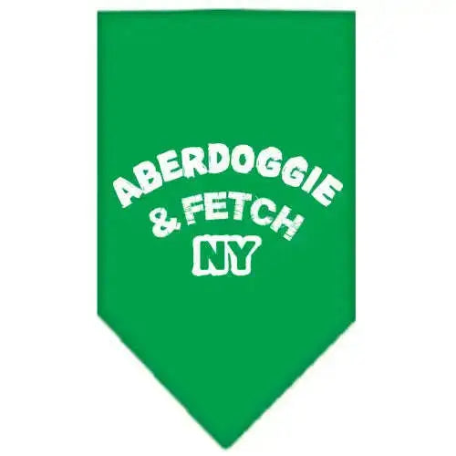 Aberdoggie-Ny-Screen-Print-Bandana-Emerald-Green-Large-GreatEagleInc-319230098