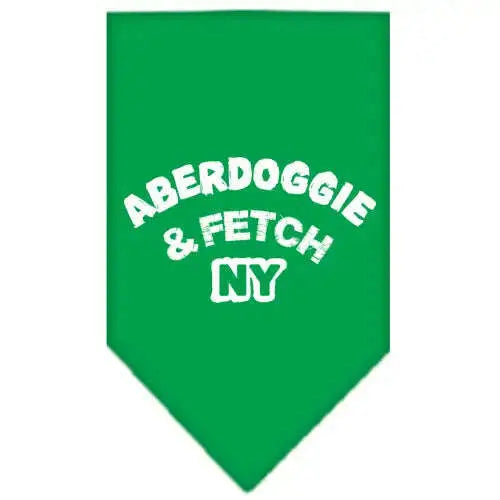Aberdoggie-Ny-Screen-Print-Bandana-Emerald-Green-Large-GreatEagleInc-319230024