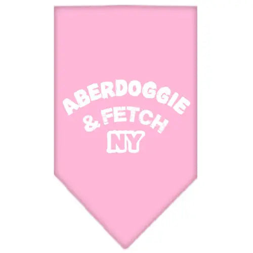 Aberdoggie Ny Screen Print Bandana Light Pink Large Default Title