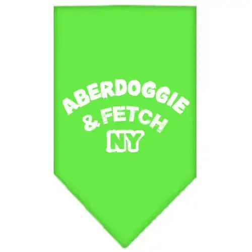 Aberdoggie-Ny-Screen-Print-Bandana-Lime-Green-Large-GreatEagleInc-319229866
