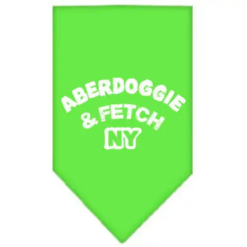 Aberdoggie-Ny-Screen-Print-Bandana-Lime-Green-Large-GreatEagleInc-319229826
