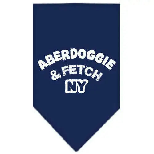 Aberdoggie-Ny-Screen-Print-Bandana-Navy-Blue-Large-GreatEagleInc-319229679