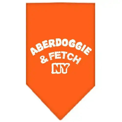 Aberdoggie-Ny-Screen-Print-Bandana-Orange-Small-GreatEagleInc-319228372