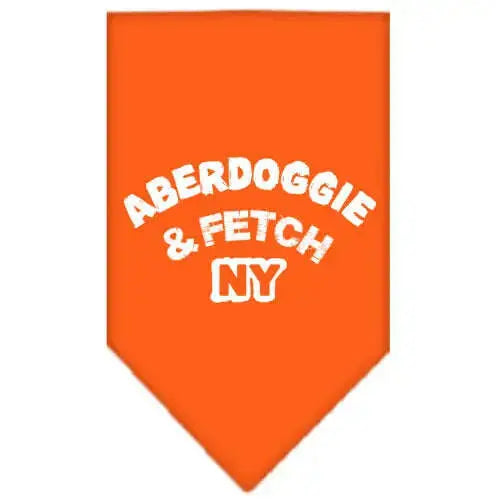 Aberdoggie-Ny-Screen-Print-Bandana-Orange-Small-GreatEagleInc-319228394