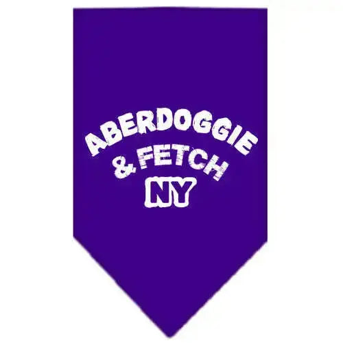 Aberdoggie-Ny-Screen-Print-Bandana-Purple-Large-GreatEagleInc-319229470