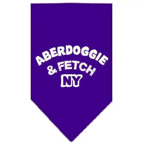 Aberdoggie-Ny-Screen-Print-Bandana-Purple-Large-GreatEagleInc-319229466