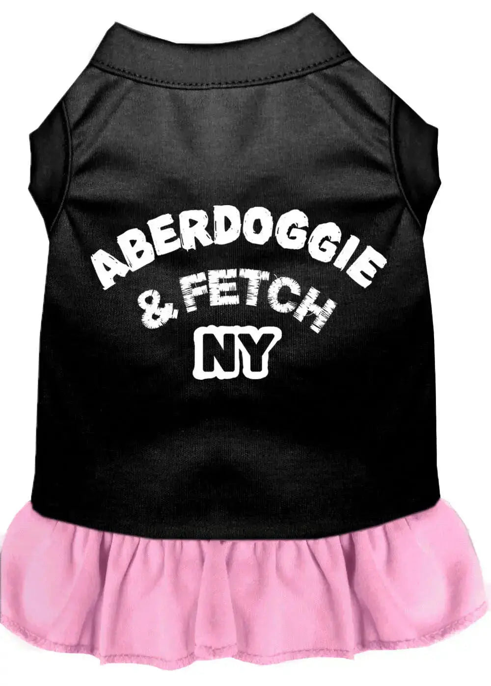 Aberdoggie-Ny-Screen-Print-Dog-Dress-Black-With-Light-Pink-Xxl-GreatEagleInc-319270349