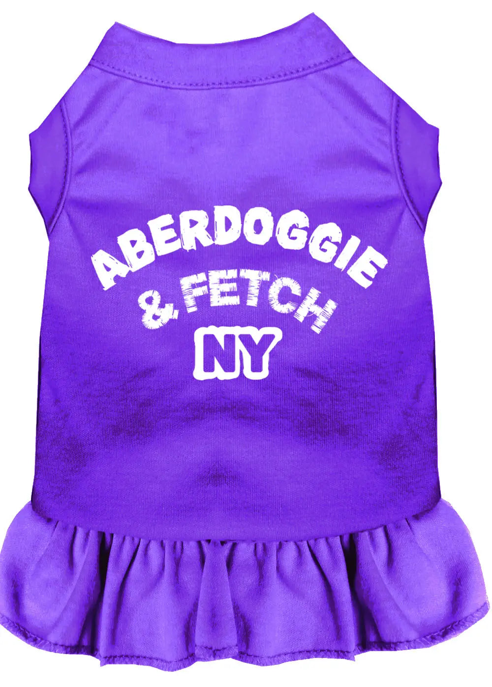 Aberdoggie Ny Screen Print Dress Purple Med Default Title