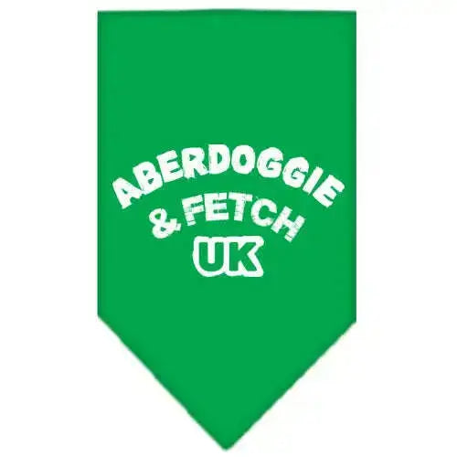 Aberdoggie-Uk-Screen-Print-Bandana-Emerald-Green-Small-GreatEagleInc-319226626
