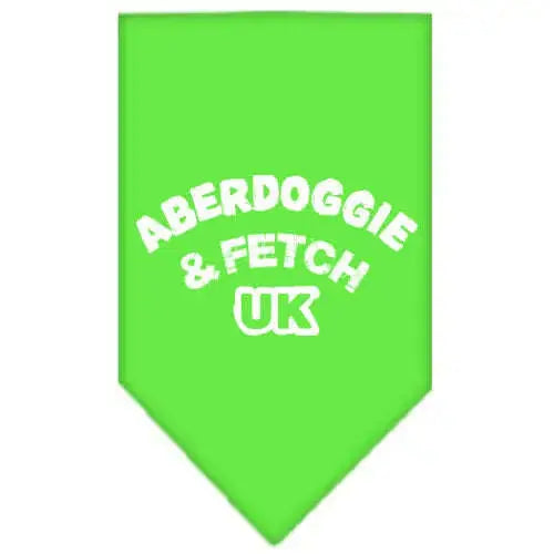 Aberdoggie-Uk-Screen-Print-Bandana-Lime-Green-Small-GreatEagleInc-319226412