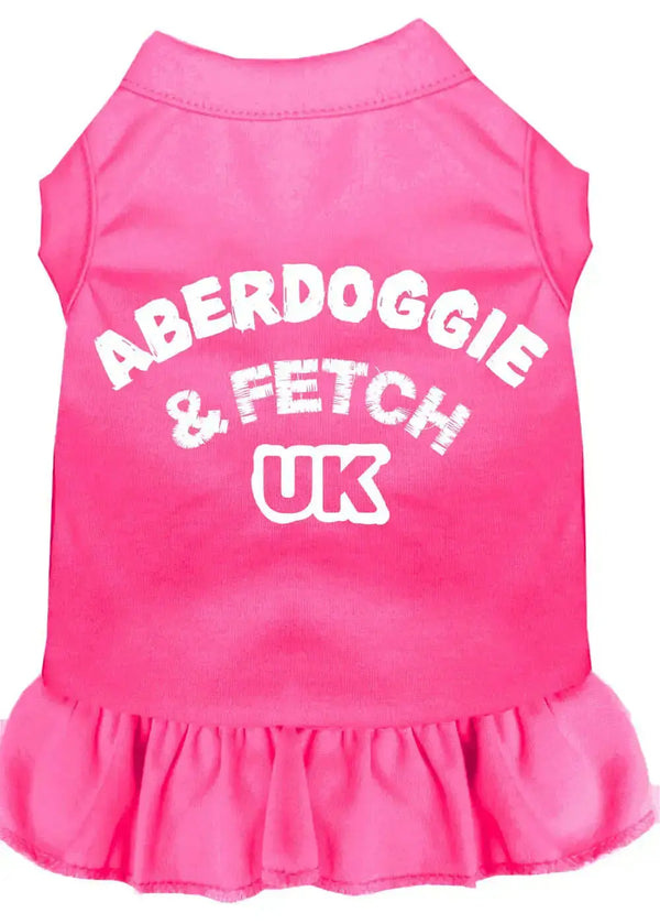 Aberdoggie-Uk-Screen-Print-Dress-Bright-Pink-Xs-GreatEagleInc-320065913