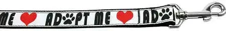 Adopt-Me-Nylon-Dog-Leash-3-8-Inch-Wide-6ft-Long-GreatEagleInc-318768890