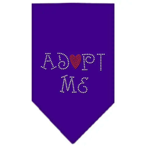 Adopt-Me-Rhinestone-Bandana-Purple-Large-GreatEagleInc-319333947