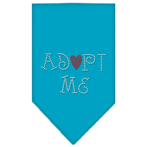 Adopt Me Rhinestone Bandana Turquoise Small Default Title