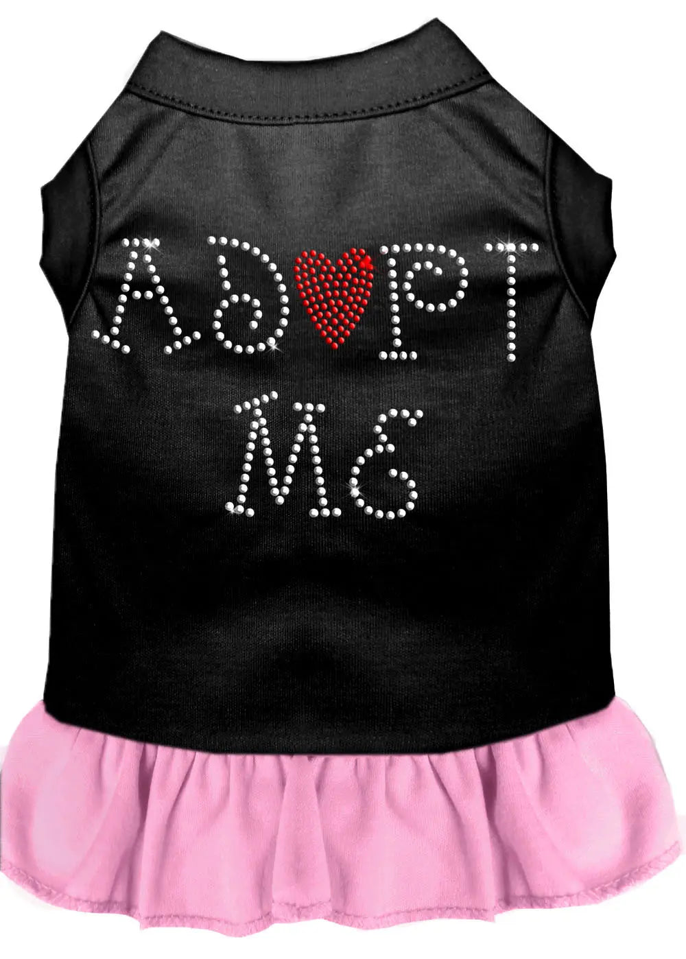 Adopt Me Rhinestone Dresses Black With Light Pink Xl Default Title