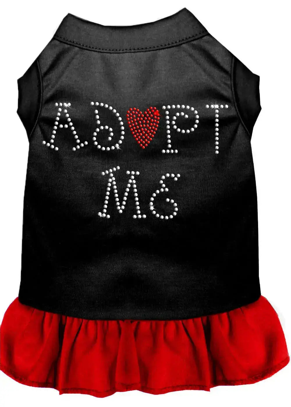 Adopt-Me-Rhinestone-Dresses-Black-With-Red-Xl-GreatEagleInc-333622245