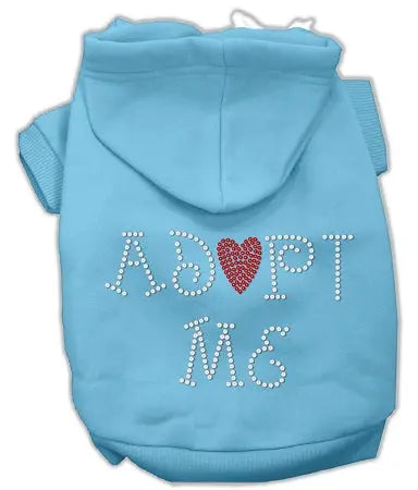 Adopt Me Rhinestone Hoodie Baby Blue M Default Title