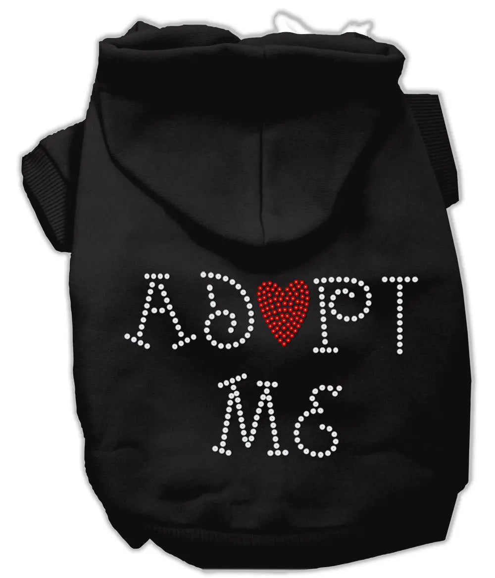 Adopt Me Rhinestone Hoodie Black Xl Default Title