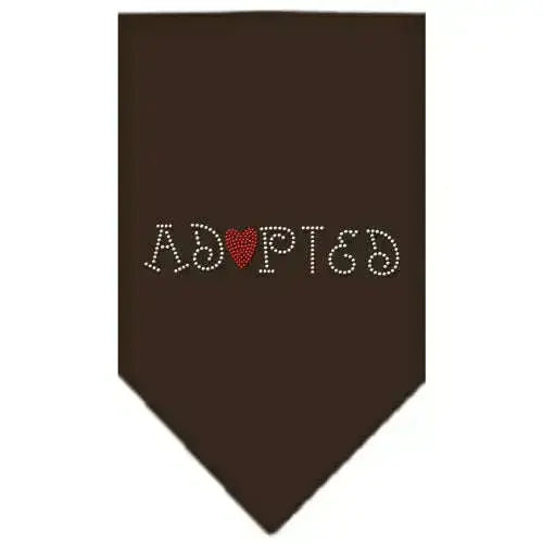 Adopted-Rhinestone-Bandana-Cocoa-Small-GreatEagleInc-319335722