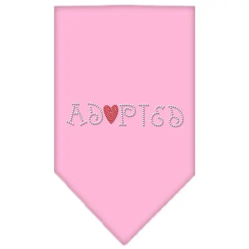 Adopted Rhinestone Bandana Light Pink Small Default Title
