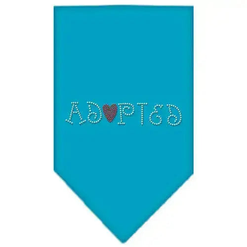 Adopted-Rhinestone-Bandana-Turquoise-Small-GreatEagleInc-319335066