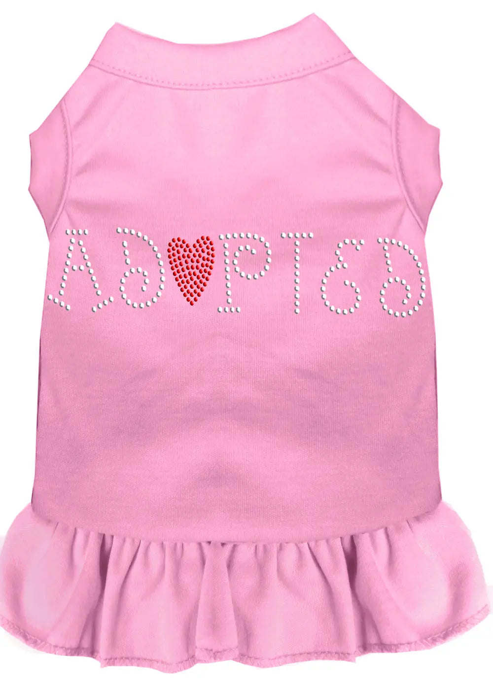 Adopted Rhinestone Dress Light Pink Xxl Default Title