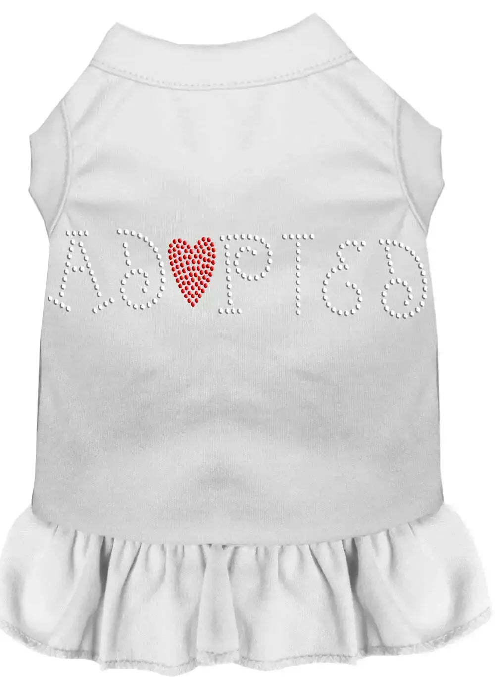 Adopted-Rhinestone-Dress-White-Med-GreatEagleInc-333619072