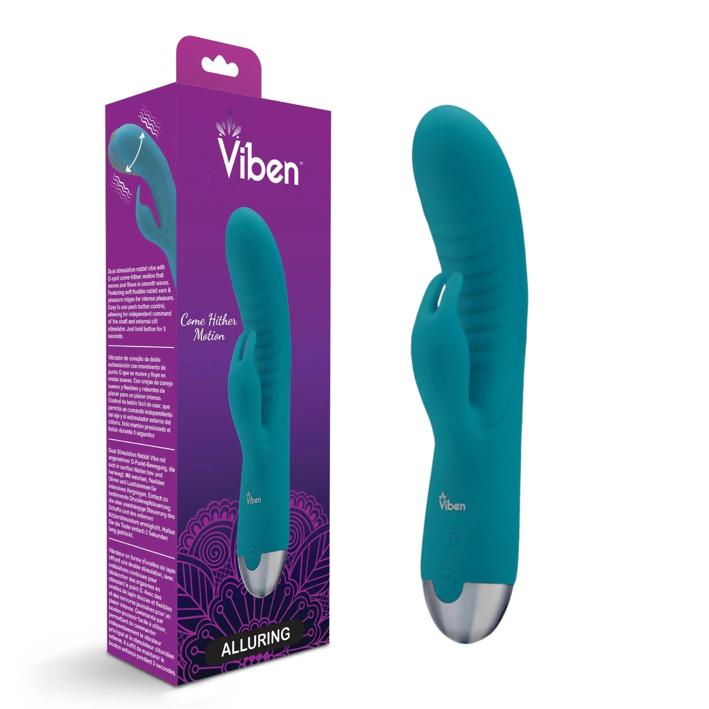 Alluring - Come Hither G-Spot Rabbit - Ocean