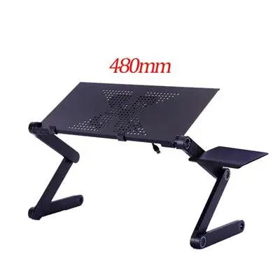 Aluminum Laptop Stand Portable Ergonomic Adjustable Folding Notebook PC Desk with Heat dissipation Fan For Laptop Bed Table - GreatEagleInc