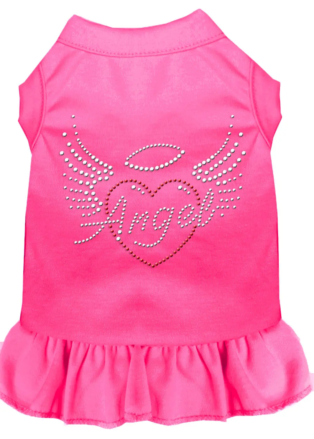 Angel Heart Rhinestone Dress Bright Pink 4x Default Title