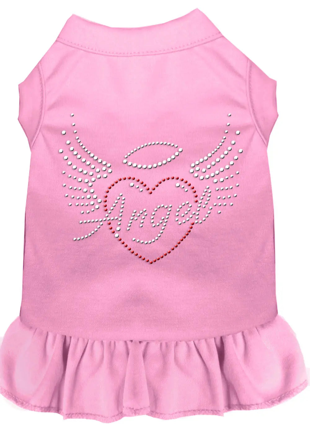 Angel Heart Rhinestone Dress Light Pink 4x Default Title