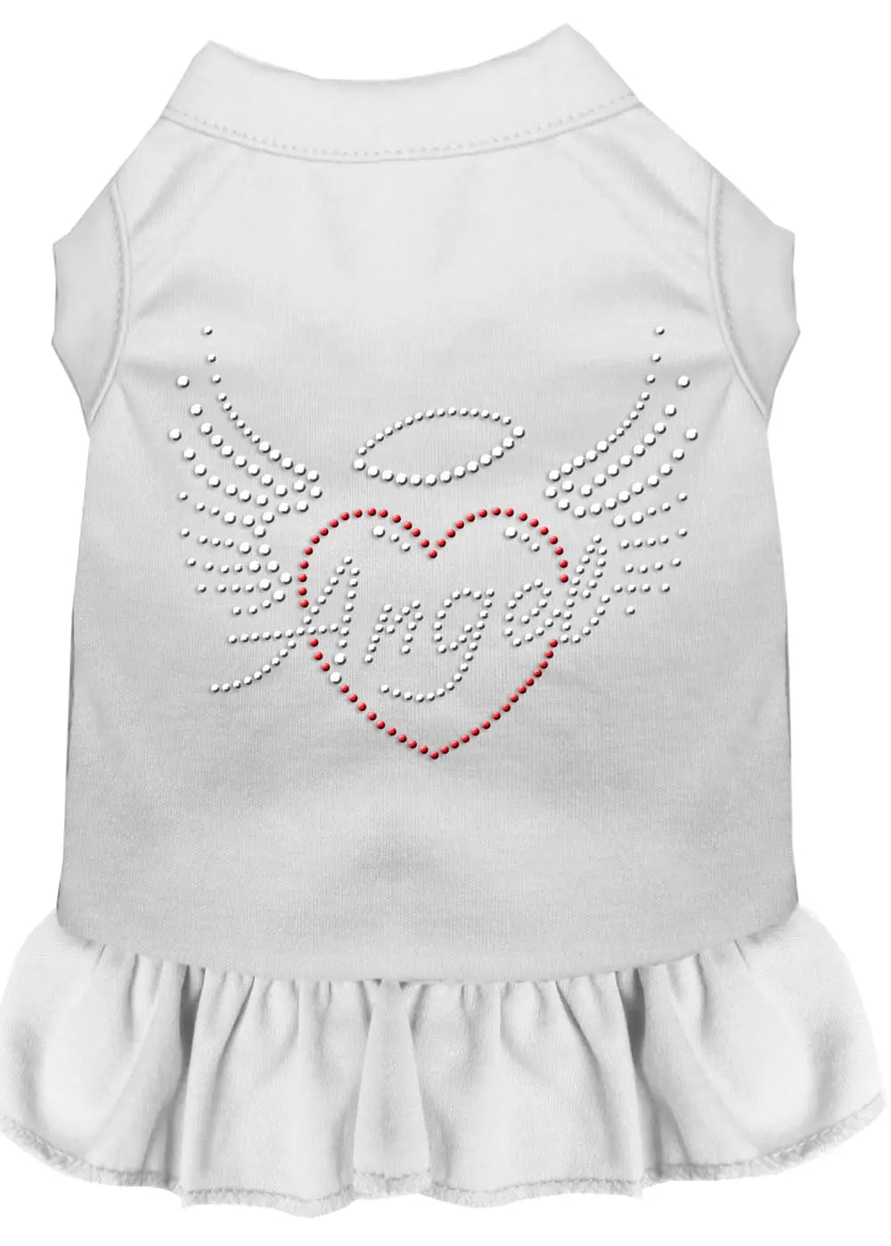 Angel Heart Rhinestone Dress White Sm Default Title