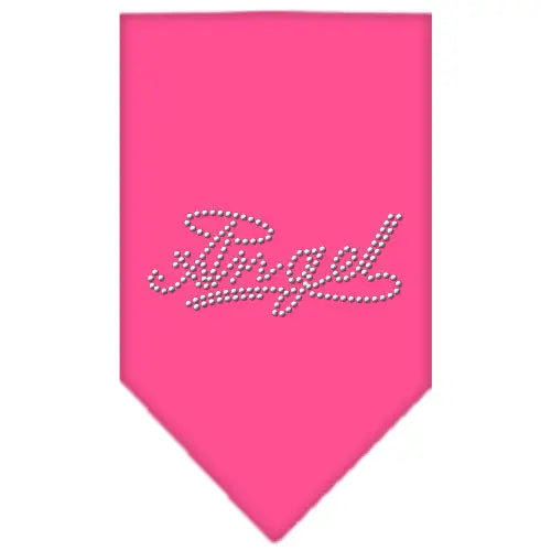 Angel Rhinestone Bandana Bright Pink Small Default Title