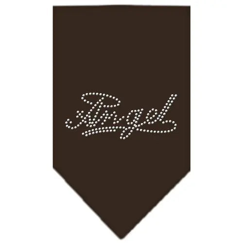Angel Rhinestone Bandana Cocoa Large Default Title
