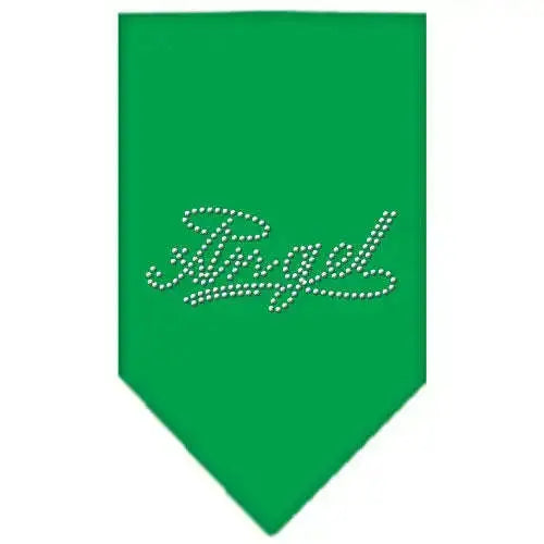 Angel-Rhinestone-Bandana-Emerald-Green-Large-GreatEagleInc-319329474